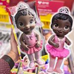 Baby Alive, Boneca Bebê Doce Bailarina Negra, Vestido Rosa