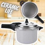 Panela de Pressão Brinox 4,2L Cinza Ceramic Life Pressure