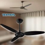 Ventisol Ventilador de Teto Comercial, Preto