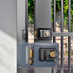 Fechadura Elétrica de Sobrepor FX 1500 Cinza Intelbras