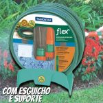 Mangueira para Jardim 20 Metros com Esguicho e Suporte TRAMONTINA