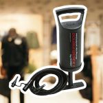 Bomba de Ar Manual Double Quick Intex Preto Pequena