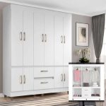 Guarda-roupa Casal 10 Portas 2 Gavetas