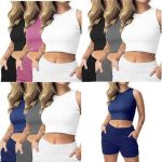 Kit 3 Conjuntos Regata Feminina + Short Feminino