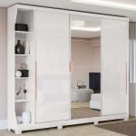 Guarda Roupa Casal Kappesberg F542 3 Portas de Correr