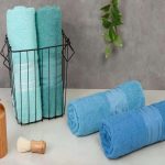 KIT 4 Toalhas Banho Algodão Alta Durabilidade
