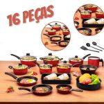 Jogo De Panelas 16 Peças Dona Chefa