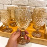 Jogo de Taças de Vidro 330ml 6 Peças Haus