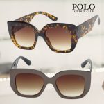 Óculos de Sol Clássico Polo London Club com Proteção UVA/UVB – Kit contém estojo e flanela
