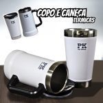 Kit 1 Copo 473ml + 1 Caneca 709ml Térmica Cerveja Gelada PK