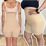 Cinta Modeladora Shorts Plus Size 2 Pele 4 Barbatanas De Aço