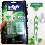 Aparelho de Barbear Gillette Mach3 Sensitive + 9