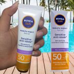 NIVEA SUN Protetor Solar Facial Beauty Expert Sensitive ou Controle de Oleosidade FPS 60 50g