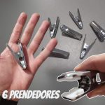 Mimo Style Jogo de 6 Prendedores de Embalagens em Inox