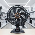 Ventilador de Mesa Arno X-TREME 7 Cinza 40cm VE71, 150W, 7 Pás, 3 Velocidades