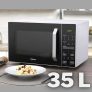 Forno Micro-ondas 35L Branco e Preto Midea