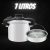 Panela De Pressão 7l Tefal Opti’space Inox Com Fundo Triplo