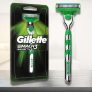 Aparelho de Barbear Gillette Mach3 Sensitive + 1 Carga