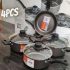 Kit 10 Potes de Vidro Redondo 250ML com Tampa de Bambu – Oikos