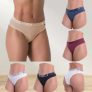 Kit 6 Calcinhas Cintura Alta Básica Algodão Lingerie