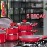 Jogo De Panelas 5 Peças Ceramic Life Antares Brinox