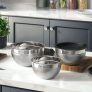 Conjunto de Bowls Tigelas de Inox com Tampa Plástica Electrolux