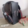 Headset Gamer P2 Preto/Vermelho Multilaser