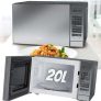 Forno Micro-ondas 20L Prata Espelhado Midea 110V ‎