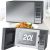 Forno Micro-ondas 20L Prata Espelhado Midea 110V ‎