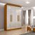 Guarda-Roupa Solteiro Malibu 4 PT Imbuia