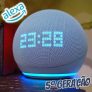 Echo Dot 5ª geração com Relógio