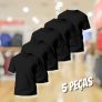Kit 5 Camisetas Básicas Masculina Dry Fit Lisa