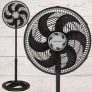 Ventilador De Coluna 30cm Premium Turbo 6 Pás
