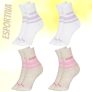 Kit 4 Pares Meia Puma Cano Médio Esportiva Feminina