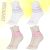 Kit 4 Pares Meia Puma Cano Médio Esportiva Feminina