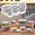 Kit com 12 unidades Pote Hermetico cinza, Electrolux