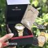 2 Lixeira Cesto 09 Litros Inox Com Tampa Click Label +brinde