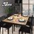 Mesa 120×60 De Jantar + 4 Cadeiras Gruvyer Estilo Vintage