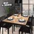 Cortina Cozinha Rendada 1,20m x 2,00m Lisa – ARTE & CAZZA