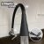 Torneira Preta Flexível Para Parede Gourmet 2 Jatos
