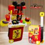 Maleta de Viagem Mickey Cozinha Playset 3 Em 1 Multikids