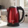 MONDIAL Chaleira Elétrica Pratic Vermelho/Inox, 1200W, 220V – CE-06-R